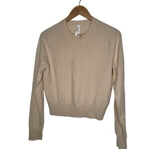 THE GROUP BY BABATON Womens Sze X Small Cashmere Sweater Cream Old Money Aestics